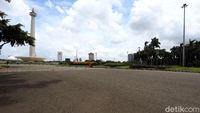 Melihat Aspal Monas yang Akan Jadi Sirkuit Formula E