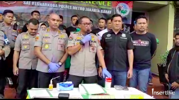 Rilis Kasus Narkoba Vitalia Sesha