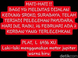 Begal Payudara Intai Mahasiswi di Surabaya, Korban Sudah Melapor