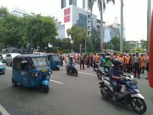 Ada Demo di Kemen BUMN, Jalan Medan Merdeka Selatan Tetap Dibuka