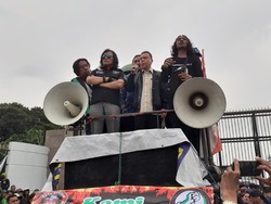 Diinterupsi Ojol Saat Orasi, Dasco: Anda yang Masuk Akal Juga Dong!