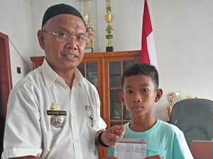 Aan Bocah SD Buruh Batu-bata di Sidrap Sulsel Dapat Bantuan Jokowi