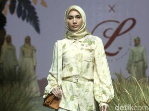 Foto: 12 Koleksi Hijab Ecofriendly Karya Laudya Cynthia Bella Foto: 12 Koleksi Hijab Ecofriendly Karya Laudya Cynthia Bella