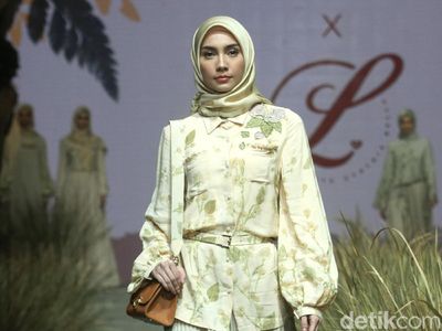 Foto: 12 Koleksi Hijab Ecofriendly Karya Laudya Cynthia Bella
