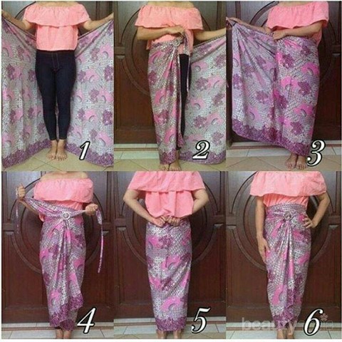 Ini Dia Tutorial Menggunakan Rok Lilit Batik Yang Praktis Dan Mudah