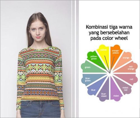 Trik Dasar  Memadu Padankan Warna  Baju agar Terlihat Lebih 