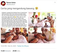 Viral Kisah Haru Ayah Sakit Parah Hadiri Pernikahan Anak Naik Ambulans