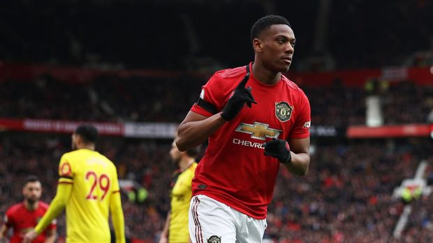 Martial menjadi penyerang andalan Solskjaer. 