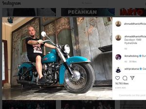 Brum.. Ini Sangarnya Harley Davidson yang Diduduki Ahmad Dhani