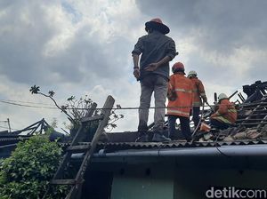 Asrama Korem di Surabaya Ludes Terbakar