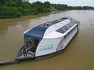 Keren! Ada Kapal Pengangkut Sampah Otomatis