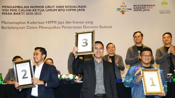 Suasana Pengambilan Nomor Caketum HIPMI Jaya