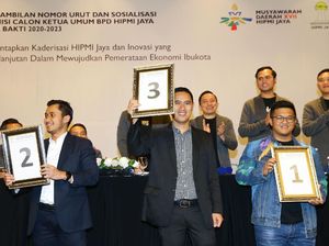 Suasana Pengambilan Nomor Caketum HIPMI Jaya