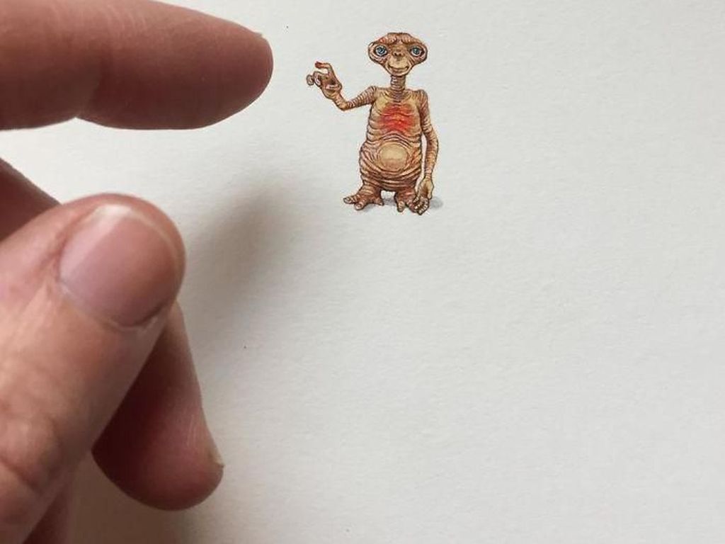 Keren! Ilustrasi Mini Ini Hanya Sebesar Ujung Jari Keren! Ilustrasi Mini Ini Hanya Sebesar Ujung Jari