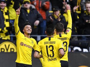 Jadon Sancho Lagi Hobi Cetak Gol di Kandang Sendiri