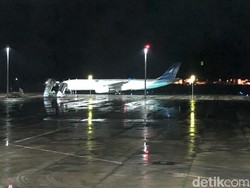 Disambut Gerimis, 69 WNI ABK Diamond Princess Tiba di Bandara Kertajati