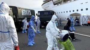 Intip Proses Evakuasi WNI ABK Diamond Princess di Jepang