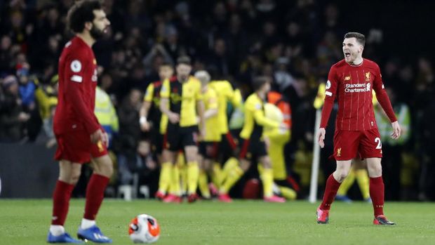 Dihajar Watford Jadi Kekalahan Tak Masuk Akal Liverpool