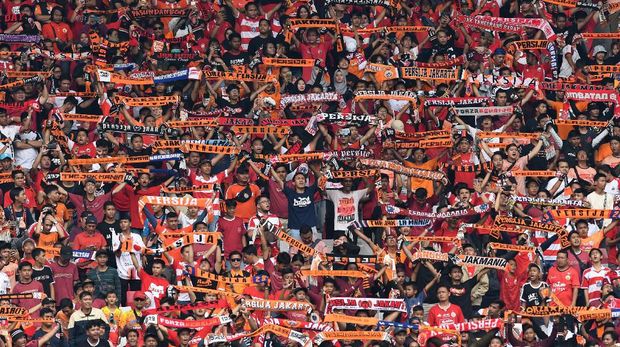 Laga Persija vs Persebaya ditunda di SUGBK. (