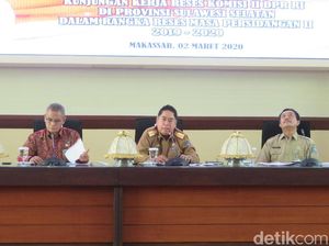 Kunker Komisi II DPR, Sekda Sulsel Tanya Urgensi Eselon III-IV Dihapus