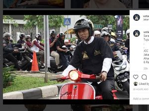 UAS Naik Skuter Klasik: Sarana Boleh Beda, Tujuan Tetap Sama