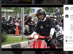 UAS Naik Skuter Klasik: Sarana Boleh Beda, Tujuan Tetap Sama