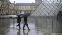 Gegara Corona, Museum Louvre Paris Ditutup Sementara