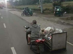 Viral, Skutik Xmax Rp 60 Jutaan Dipakai Buat Mulung