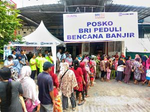 BRI Peduli Korban Banjir Jakarta