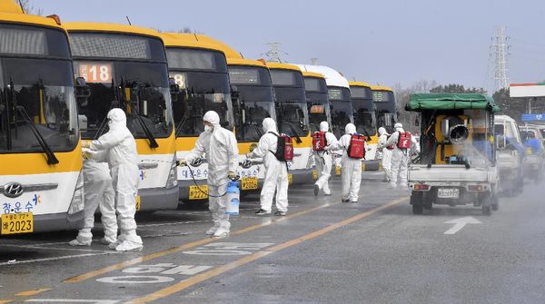 Operasi Disinfeksi Corona di Korsel Terus Ditingkatkan