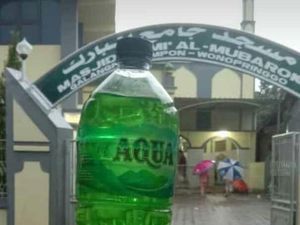 Air Masjid Tetiba Hijau Seperti Sirup, Polisi Selidiki Unsur Kesengajaan