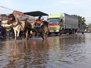 Lumpuh 6 Jam, Jalan Raya Tambakrejo Pasuruan Kembali Bisa Dilewati