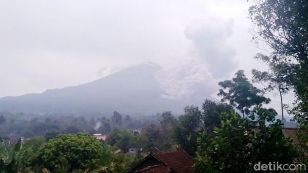 Semeru juga Bergejolak Luncurkan Awan Panas