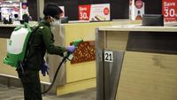 Bandara Disterilkan dari Virus Corona