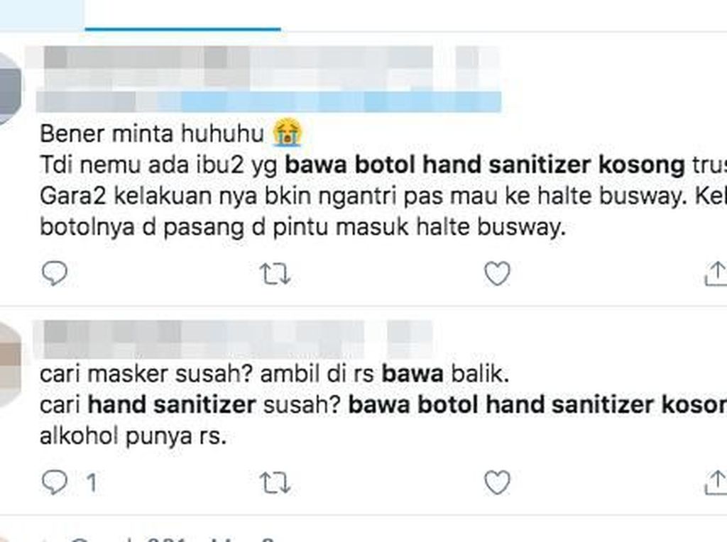 Banyak yang Jahil Refill Hand Sanitizer di Tempat Umum, Harus Diapakan?