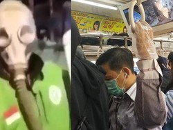 Ragam Trik Viral Tangkal Corona, Tangan Diplastikin hingga Masker Radiasi
