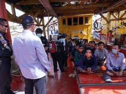 Antisipasi Corona, 68 ABK Pencuri Ikan Asal Vietnam Dites Kesehatan