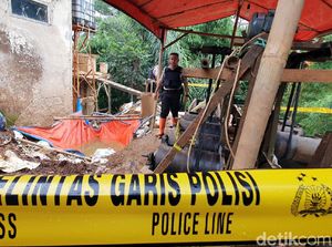 Polisi Gerebek Gudang Pengolahan Tambang Emas Ilegal di Sukabumi