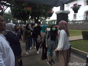 Waspada Corona, Pengunjung Museum Gedung Sate Diperiksa Suhu Tubuh