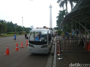 Setelah Indonesia Positif Corona, Wisata Monas Lengang tapi Baik-Baik Saja