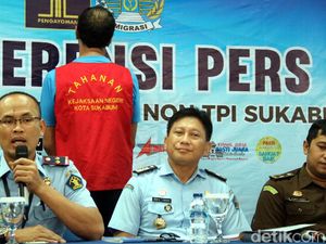 WN Mesir Sempat Kabur Usai Jebol Atap Rudenim Sukabumi