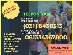 Jatim Gercep, Ini Call Center untuk Warga Konsultasi Virus Corona
