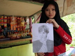 Cerita Gadis Cantik Jago Gambar yang Putus Sekolah-Rapor Ditahan