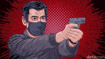 Heboh! Maling Sadis Berpistol Gasak Jaksel, Warga Tertembak!