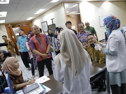 Antisipasi Virus Corona, ASN Kemendes PDTT Dicek Suhu Tubuh