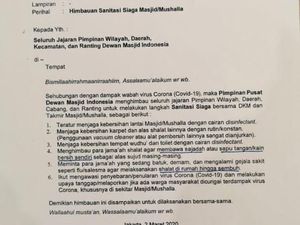 Soal Edaran Imbauan, DMI Jatim: Kalau Batuk Biasa Silakan Salat di Masjid