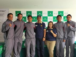 Christopher Rungkat Pede Curi Poin Pertama Davis Cup 2020