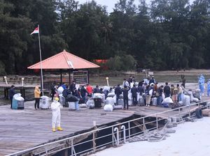 Prajurit Pendamping WNI ABK yang Diobservasi Juga Dicek Kesehatan