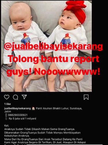 Foto Anak Kembarnya Diposting di Akun Jual Beli Bayi, Syahnaz Murka