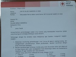 Heboh Surat PMI Soal 65 Warga Jatim Suspect Corona hingga Direvisi Jadi Sehat